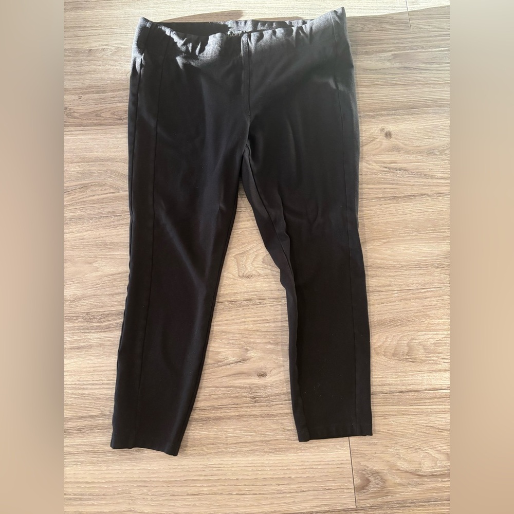 LOFT Black Ponte Leggings